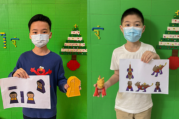  Hin & Yuen showing their 3D printing figure